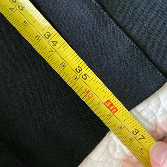 Derek Lam V Neck Black Silhouette Seam Dress US Sz 10 Italy - Picture 5 of 12